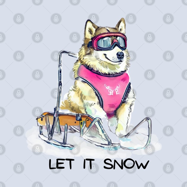 LET IT SNOW - Husky by ZogDog Pro