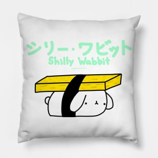 [Shilly Wabbit] Baby Lop Bunny Rabbit Dressing Up As A Tamago Nigiri Sushi Pillow