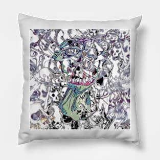 The dead and the undead Pillow