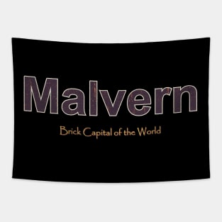 Malvern Grunge Text Tapestry