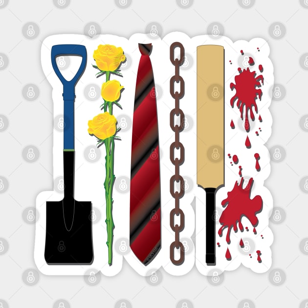 Shaun of the Dead - Favorites Magnet by DQDesigns By Chele