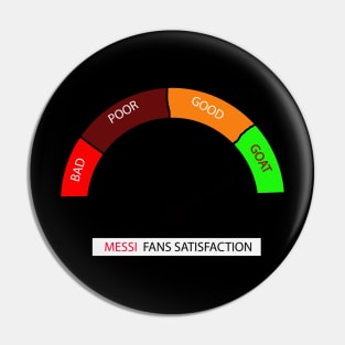 MESSI FANS SATISFACTION Pin