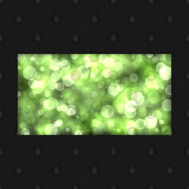 Abstract bubbles green by Russell102