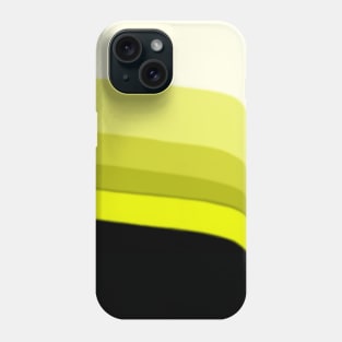 On a Curve - Sunny Yellow Phone Case