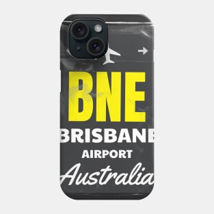 Brisbane Australia Plastic bag style tag Phone Case