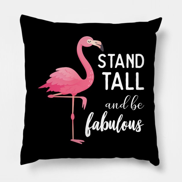 Fabulous Flamingo Pillow by Tobias Store