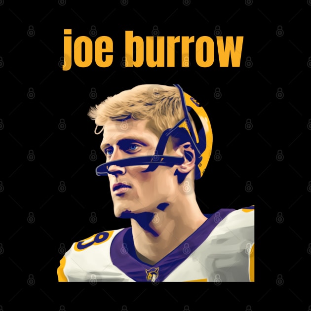 joe burrow cute graphic design by Nasromaystro