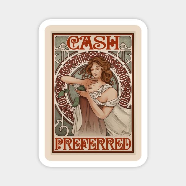 Cash Preferred. Magnet by ValorAndGrace