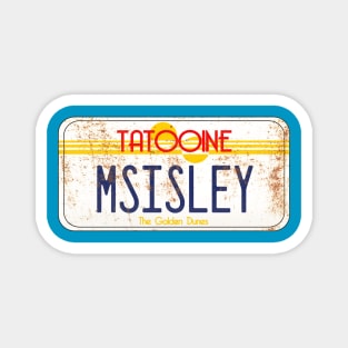 Tatooine License Plate Magnet