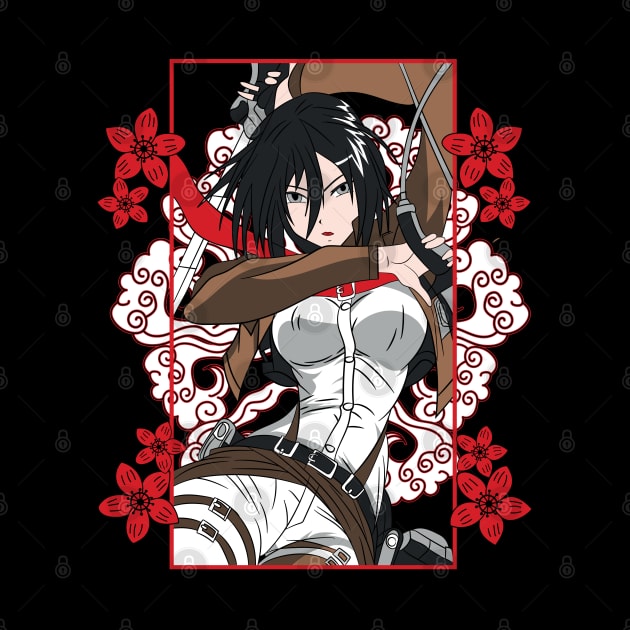 Mikasa Anime Fanart by Planet of Tees