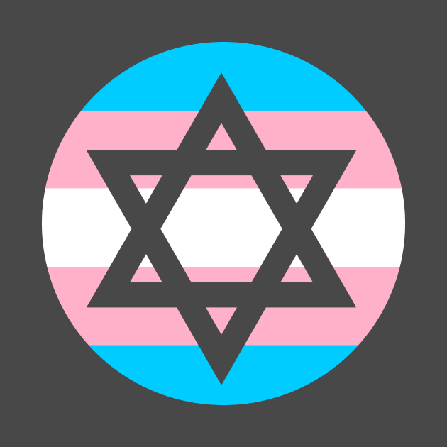 Trans Pride Star of David by anomalyalice