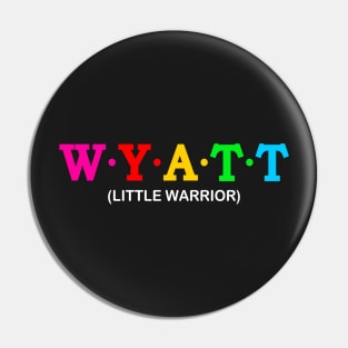 Wyatt - Little warrior. Pin