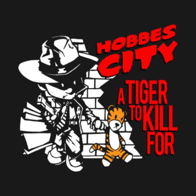 Disover Hobbes City - Calvin And Hobbes - T-Shirt
