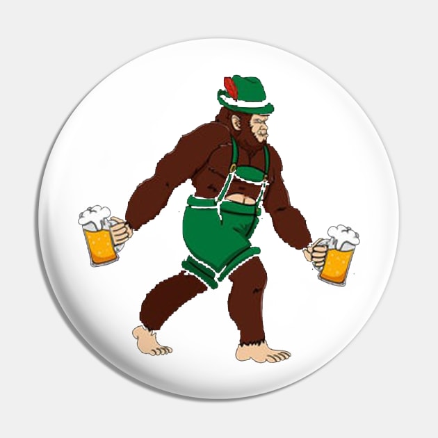Bigfoot Beer Pin by emilycatherineconley