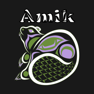 Amik (Beaver) genderqueer Pride T-Shirt