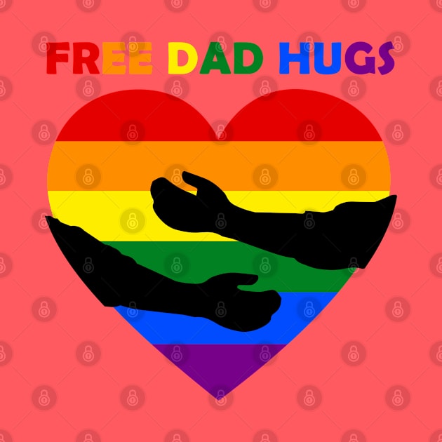 Free Dad Hugs by Daniela A. Wolfe Designs