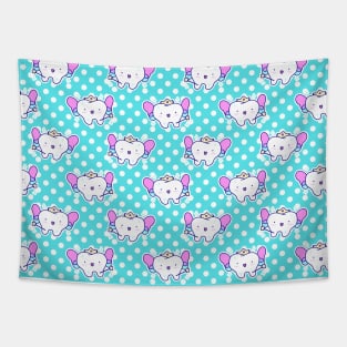 Tooth Fairy Polk-a-dot Pattern Tapestry