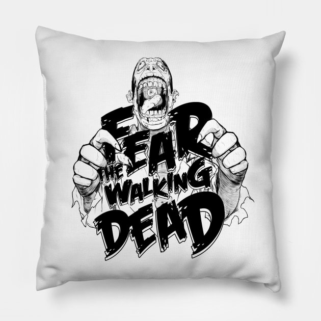 Fear The Walking Dead Pillow by hannan_ishak