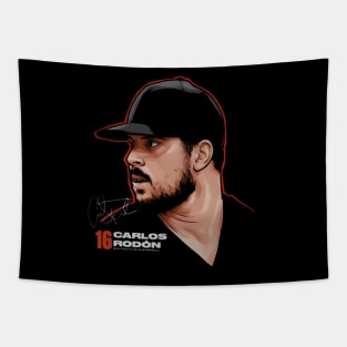 Carlos Rodon San Francisco Profile Tapestry