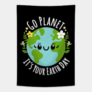 Go Planet It's Your Earth Day Tapestry