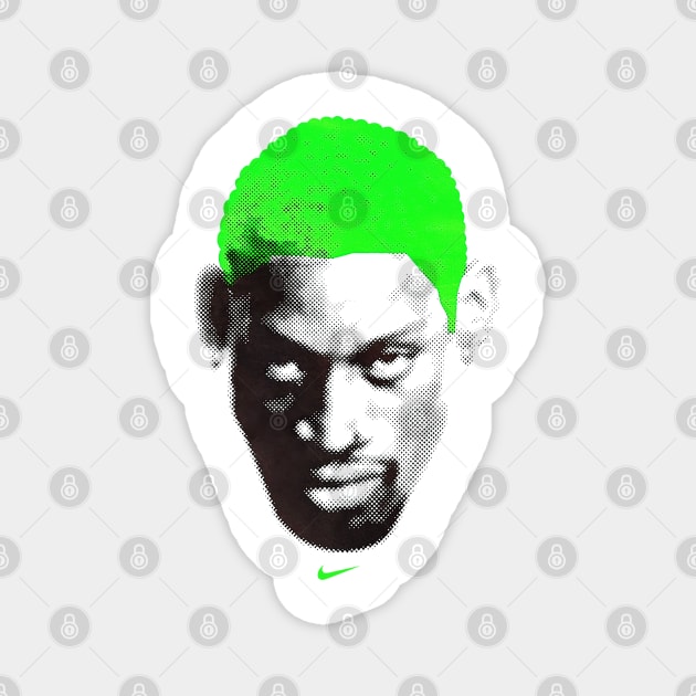 Dennis Rodman - Rodzilla - The Worm Magnet by nicklower