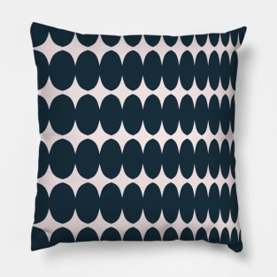 Sparkles Pattern - Blue White Pillow