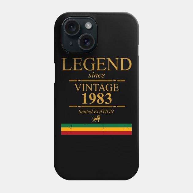 Legend Singe Vintage 1983 Phone Case by marieltoigo