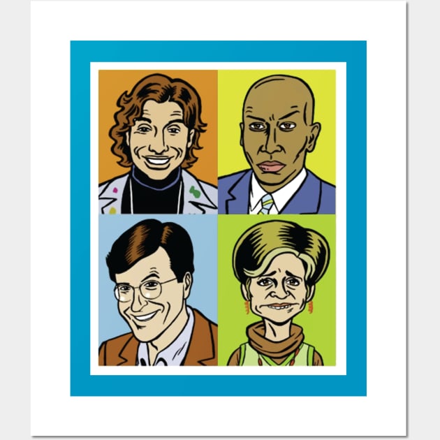 Tiny strangers With Candy Gerri Blank Print 