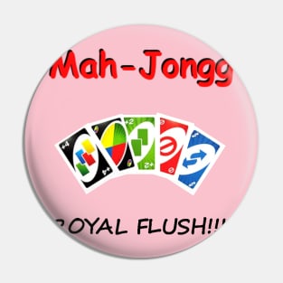 Mah-Jongg Royal Flush Pin