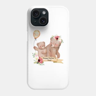 Love You Mom - Happy Mother's Day Bear Love Phone Case