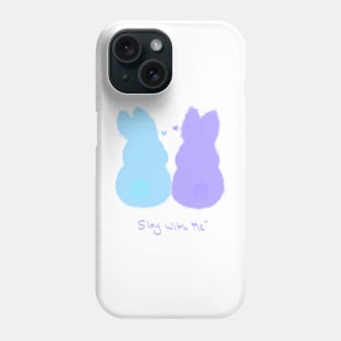 Cute bunny couple Phone Case