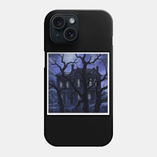 Spooky House at Night Phone Case