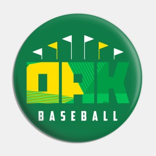 OAK Baseball Ballpark Pin