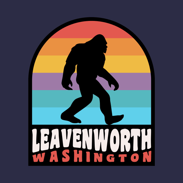 Leavenworth Washington Bigfoot Sasquatch Cascade Mountains by PodDesignShop