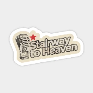 Stairway to Heaven - Vintage Karaoke song Magnet