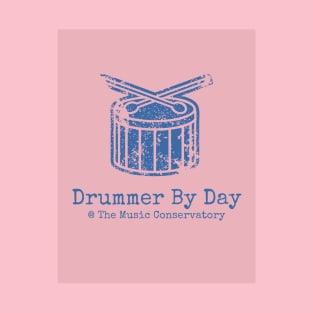 Pink Drummer By Day T-Shirt