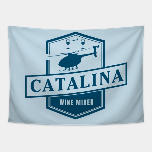 Catalina Wine Mixer Tapestry by Vanilla Susu