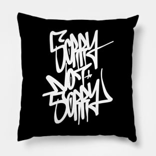 Sorry Not Sorry - Hand Style Pillow