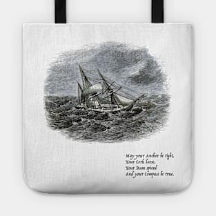 Anchor, Cork, Rum, Compass. Tote