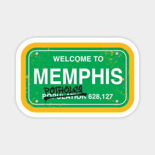 Street Sign, Memphis, Pothole Shirt, Funny Pothole Magnet