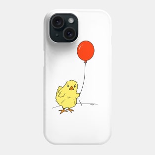 Chick with Balloon Phone Case