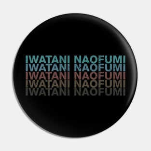 Vintage Proud Name Naofumi Personalized Birthday Retro Pin