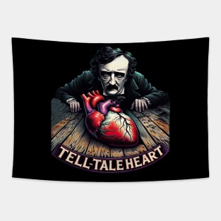 Edgar Allan Poe Tell-Tale Heart Literary Lover Tapestry