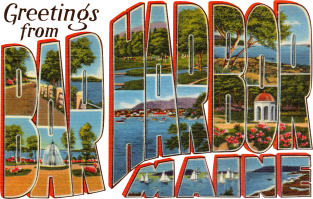 Greetings from Bar Harbor Maine Magnet