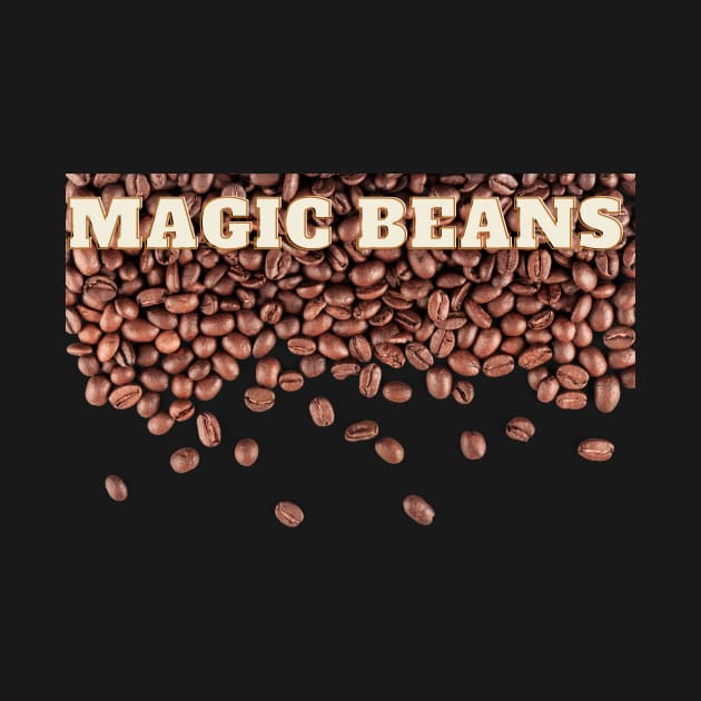 Magic Beans - Kaffee Bohnen Regen by Maggini Art