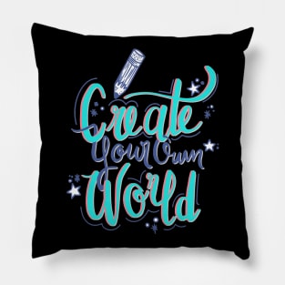 Create Your Own World Pillow