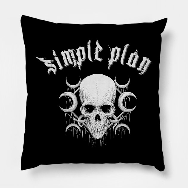 simple plan the darkness Pillow by ramon parada