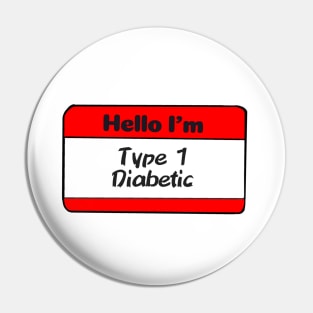 T1D Nametag Pin