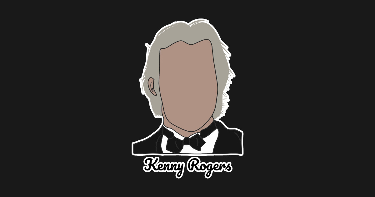 Kenny Rogers - Kenny Rogers - Sticker | TeePublic