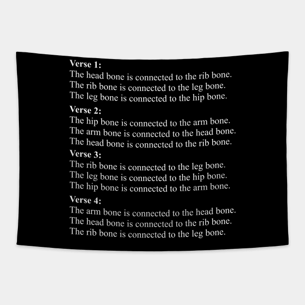 Dem Bones Lyrics Tapestry by qqqueiru